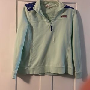 Vineyard Vines 1/4 zip long sleeve pullover sweatshirt material Lg